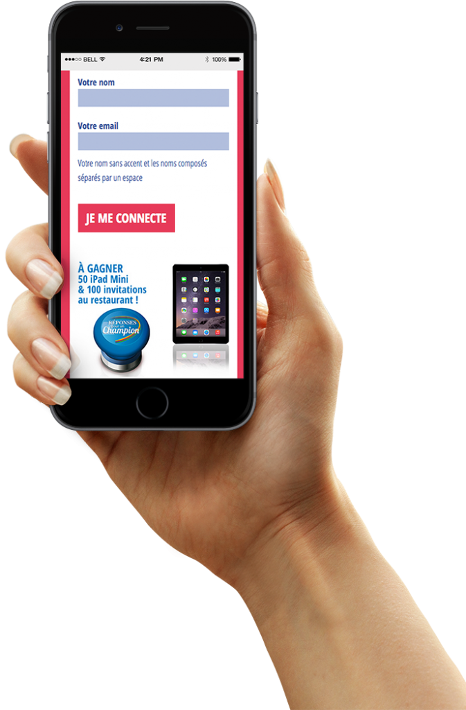 Version mobile du Quiz