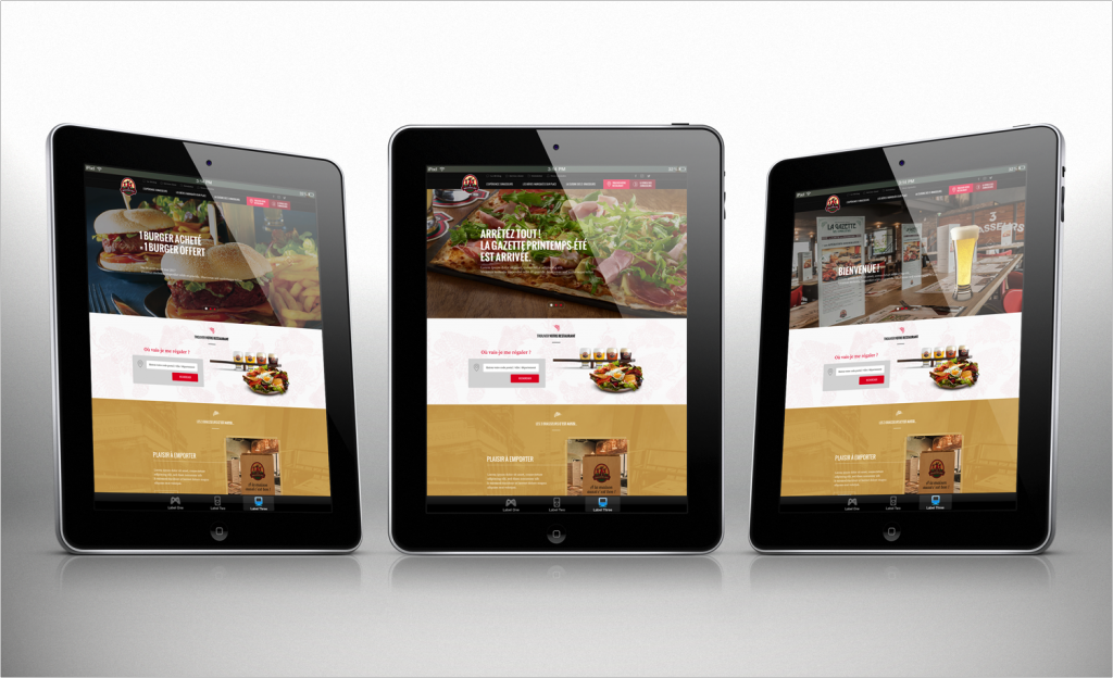 site responsive restaurant