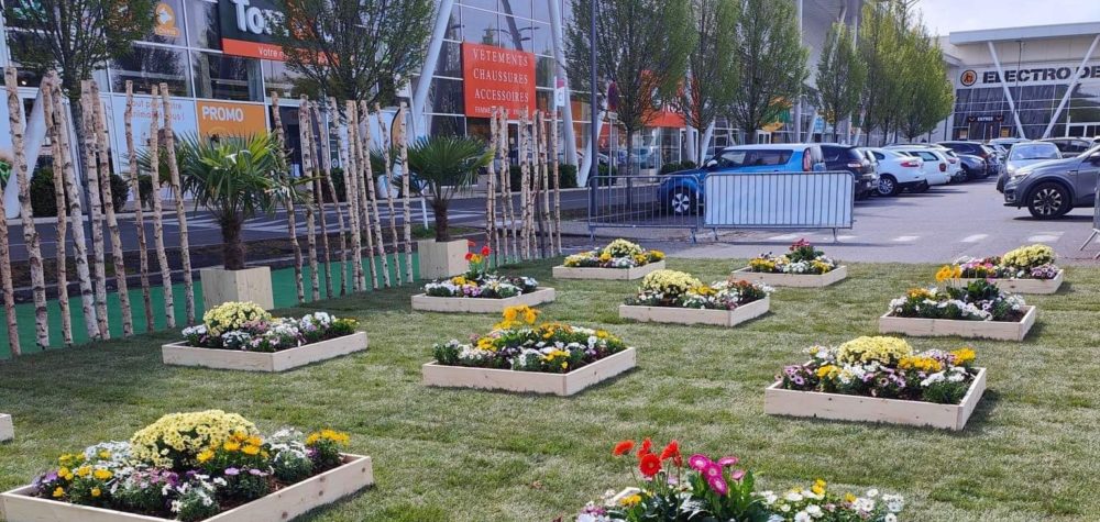 Campagne centre commercial printemps