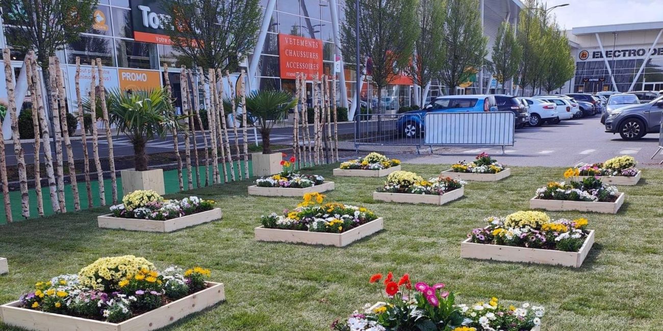 Campagne centre commercial printemps