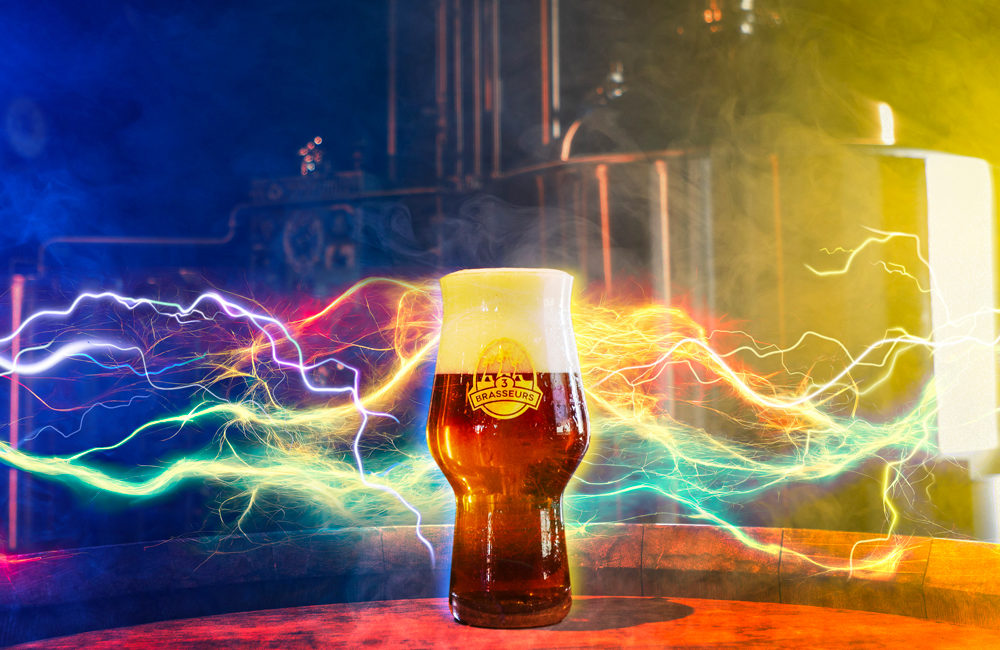réalisation visuel lancement bière